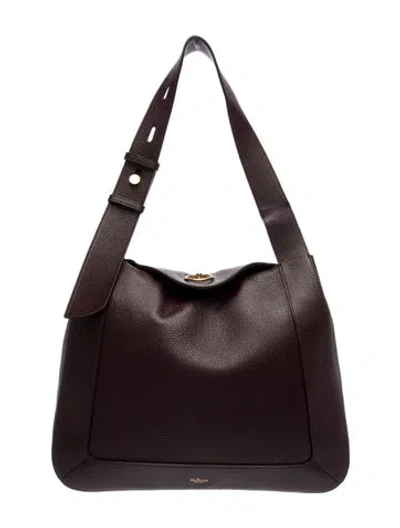 Pre-owned Mulberry Leather Shoulder Bag In Purple