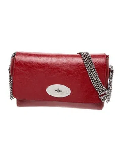 Pre-owned Mulberry Leather Shoulder Bag In Red