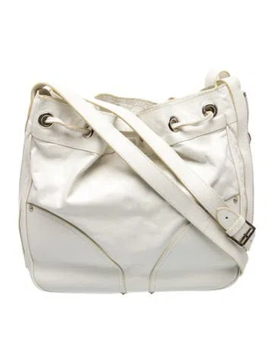 Pre-owned Mulberry Leather Shoulder Bag In White
