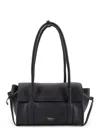 Mulberry Leather Shoulder Bag With Logo