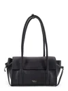 Mulberry Leather Shoulder Bag With Logo