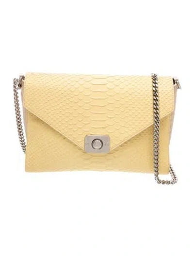 Pre-owned Mulberry Leather Shoulder Bag In Yellow