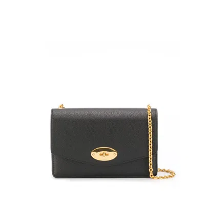 Mulberry Leather Shoulder Bags In Black