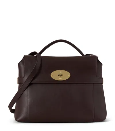 Mulberry Leather Stevie Top-handle Bag In Brown