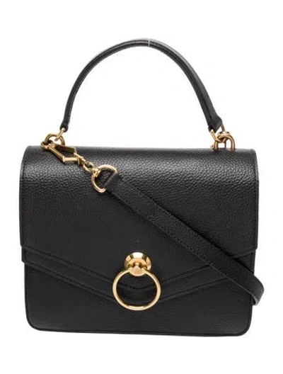 Pre-owned Mulberry Leather Top Handle Bag In Black