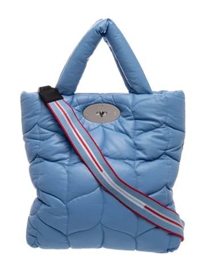 Pre-owned Mulberry Leather Top Handle Bag In Blue