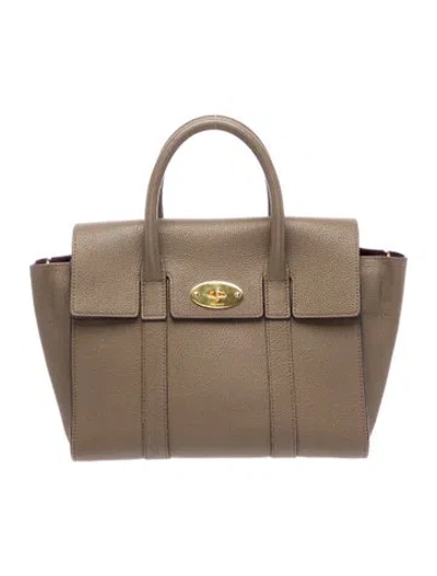 Pre-owned Mulberry Leather Top Handle Bag In Brown