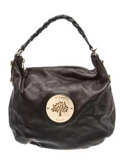 Pre-owned Mulberry Leather Top Handle Bag In Gray