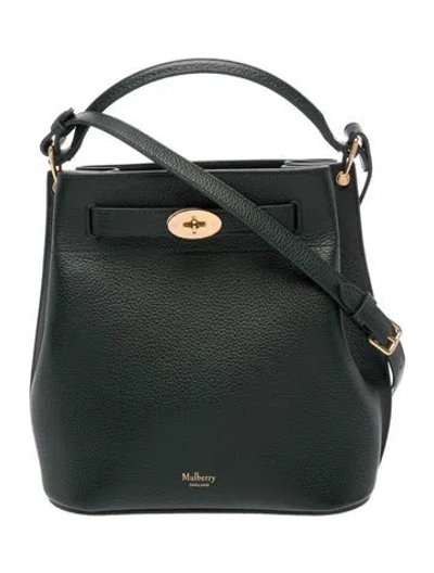 Pre-owned Mulberry Leather Top Handle Bag In Green