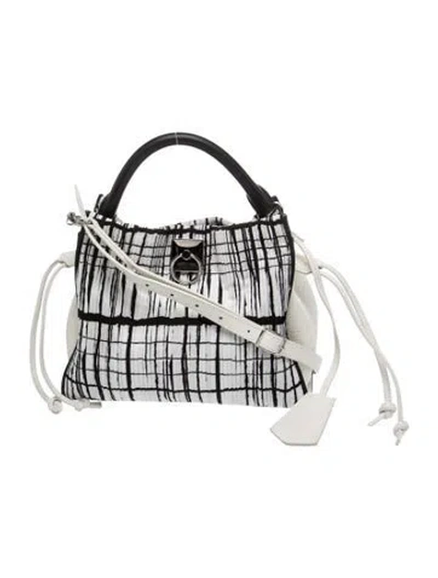 Pre-owned Mulberry Leather Top Handle Bag In Metallic/silver