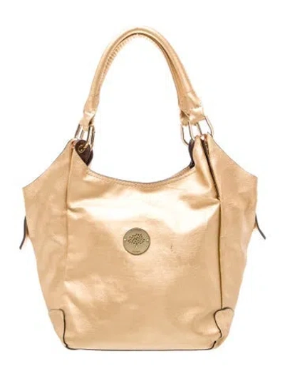 Pre-owned Mulberry Leather Top Handle Bag In Neutral