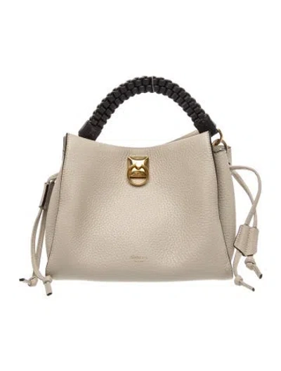 Pre-owned Mulberry Leather Top Handle Bag In Neutrals