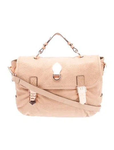 Pre-owned Mulberry Leather Top Handle Bag In Orange
