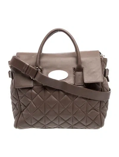 Pre-owned Mulberry Leather Top Handle Bag In Pink