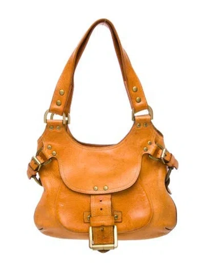 Pre-owned Mulberry Leather Top Handle Bag Vintage In Brown