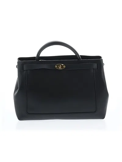 Pre-owned Mulberry Leather Tote Bag In Black