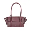 Mulberry Leather Tote Bags In Burgundy