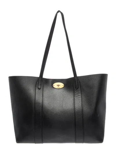 Pre-owned Mulberry Leather Tote In Black
