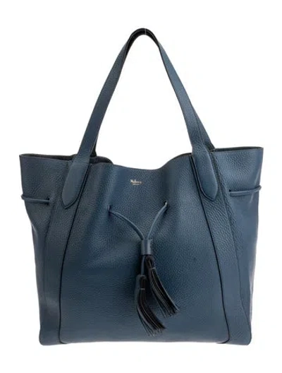 Pre-owned Mulberry Leather Tote In Blue