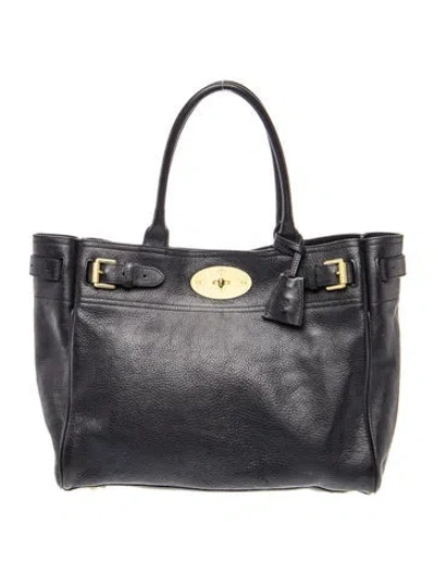 Pre-owned Mulberry Leather Tote In Blue