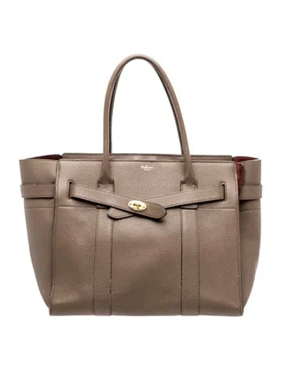 Pre-owned Mulberry Leather Tote In Brown