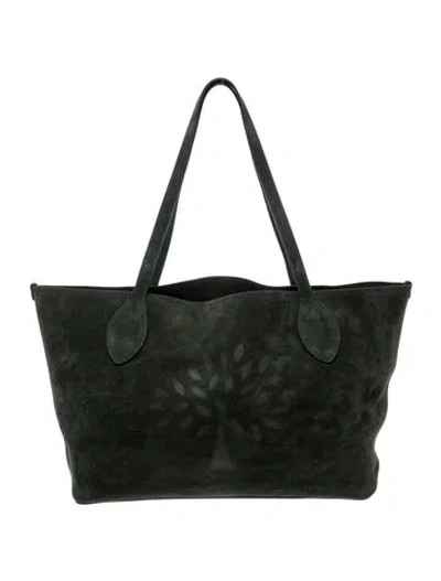 Pre-owned Mulberry Leather Tote In Green