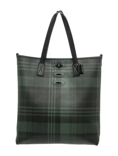 Pre-owned Mulberry Leather Tote In Green