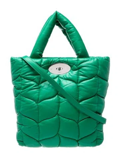 Pre-owned Mulberry Leather Tote W/ Tags In Green