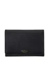 Mulberry Leather Tri-fold Wallet In Black