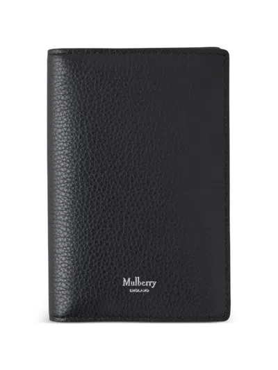 Mulberry Leather Wallet In Black