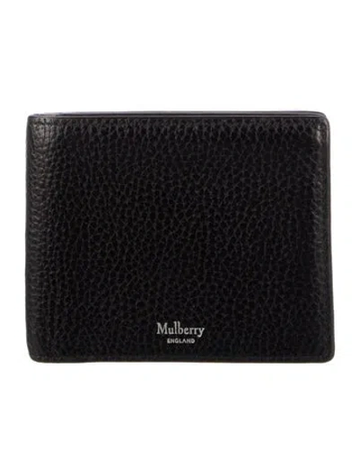 Pre-owned Mulberry Leather Wallet In Black