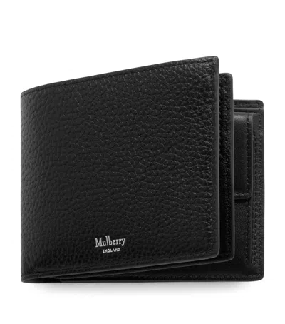 Mulberry Leather Wallet In Black