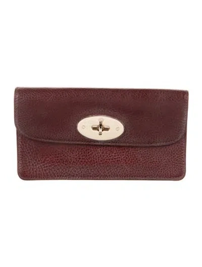 Pre-owned Mulberry Leather Wallet In Brown