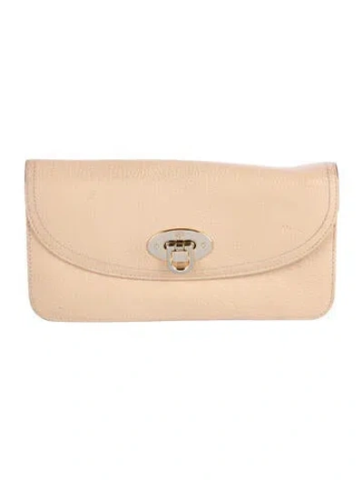 Pre-owned Mulberry Leather Wallet In Neutral