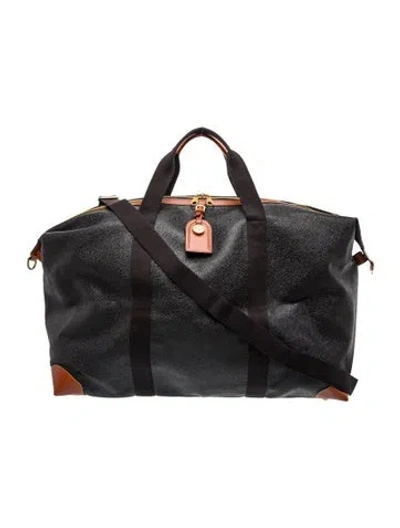 Pre-owned Mulberry Leather Weekender Bag In Black