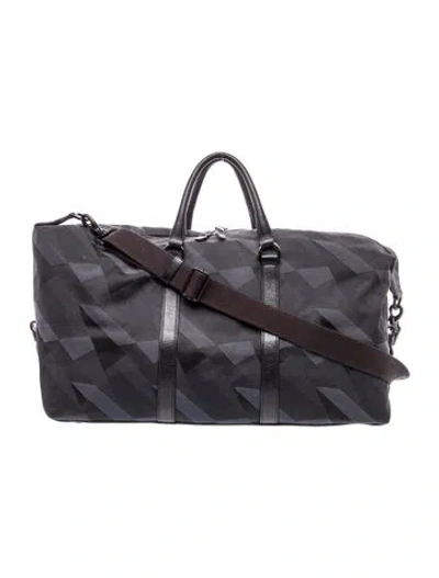 Pre-owned Mulberry Leather Weekender Bag In Blue
