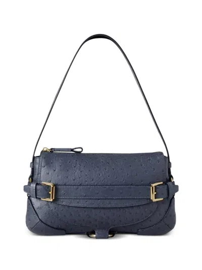Mulberry Lennox Buckle Shoulder Bag In Blue