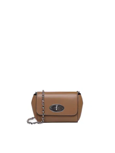 Mulberry Lilly Foldover Top Medium Shoulder Bag In Brown