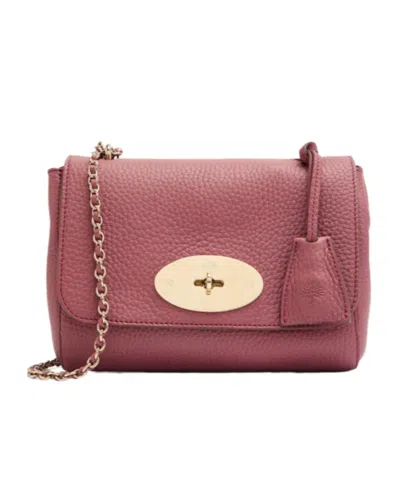 Mulberry Lily Chain Cross Body Bag In Pink