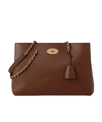 Mulberry Lily Chain Tote In Oak