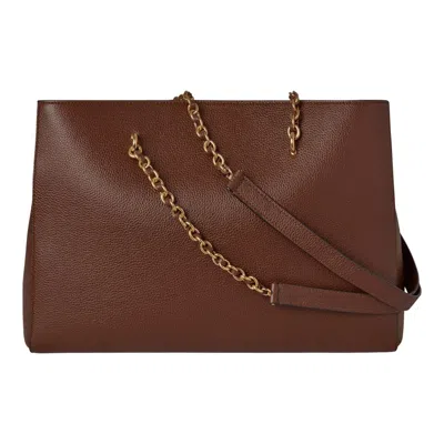 Mulberry Lily Chain Tote Two Tone Small Classic Grain