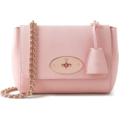 Mulberry Lily Heavy Grain Leather Satchel In Pink