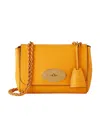 Mulberry Lily Leather Satchel Bag In Orange