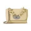 Mulberry Lily Patent Leather Satchel In Nude