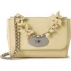 Mulberry Lily Patent Leather Satchel In Buttermilk