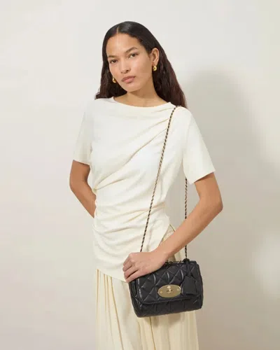 Mulberry Lily Quilted Vesta Nappa