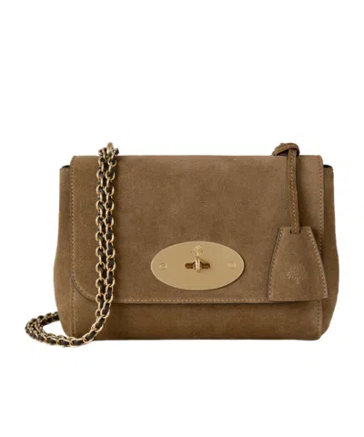 Mulberry Lily Salcombe Sand Suede In Brown