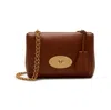 Mulberry Medium Lily Leather Shoulder Bag In Oak