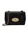 Mulberry Leather Lily Shoulder Bag In Black
