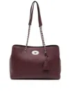 Mulberry Lily Tote Bag In Purple